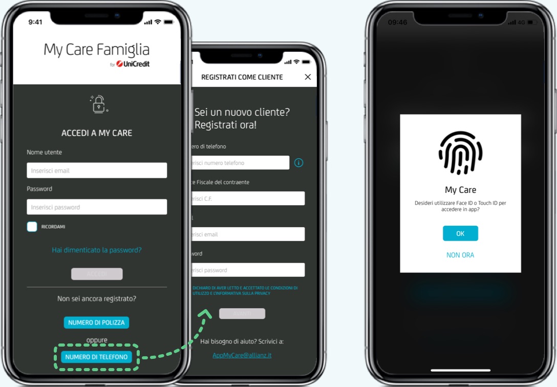 Novità dell'App Mi Care